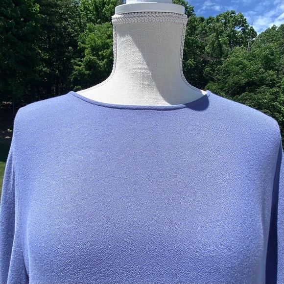 NWT Cloth & Stone Bell-Sleeve Top, Periwinkle Blue, Small - Picture 4 of 14